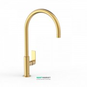 Смеситель для раковины Tres Loft colors однорычажный с поворотным изливом 232 мм золото матовый 20020506OM