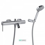 Змішувач для ванни Tres Mono-Term одноважільний з ручним душем хром 20117001