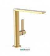 Смеситель для раковины Tres Project colors однорычажный матовое золото 21130501OM