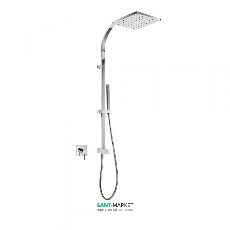 Душевая система Tres Mono-Term с верхним и ручным душем хром 20117704