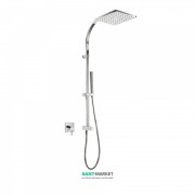 Душевая система Tres Mono-Term с верхним и ручным душем хром 20117704