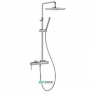 Душевая стойка Tres Mono-Term со смесителем верхним и ручным душем хром 06237801