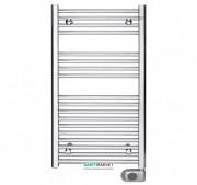 Електричний полотенцесушитель Zehnder Aura 200W з програмованим теном хром PBECZ-090-50-MQ-SC