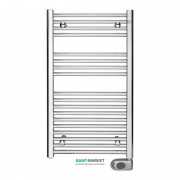 Электрический полотенцесушитель Zehnder Aura 200W с программируемым тэном хром PBECZ-090-50-MQ-HID