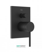 Смеситель для душа Tres Mono-Term однорычажный 2 канала черный матовый 20118001NM