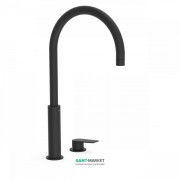 Смеситель для раковины Tres Project-Tres однорычажный с поворотным изливом черный матовый 21110502NM