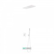 Душова система Tres Mono-Term з верхнім і ручним душем білий матовий 06218010BM