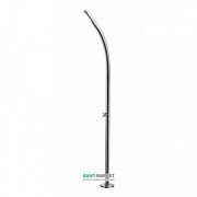 Душевая стойка AMA Hera уличная одновентильная со смесителем нержавеющая сталь полированный ER1020L