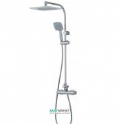 Душевая стойка GRB Winner со смесителем верхним и ручным душем хром 44465440XL