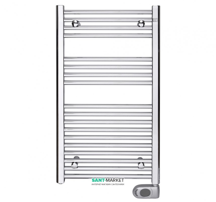 Электрический полотенцесушитель Zehnder Aura 200W с программируемым тэном хром PBECZ-090-50-MQ-SC