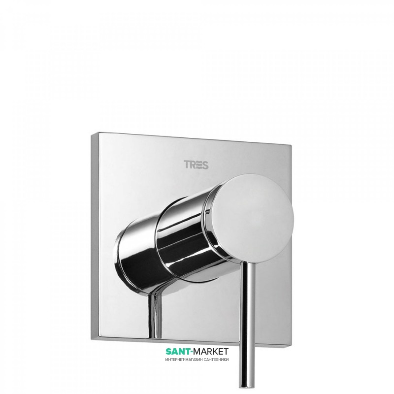 Смеситель для душа Tres Mono-Term однорычажный встраиваемый хром 20117701