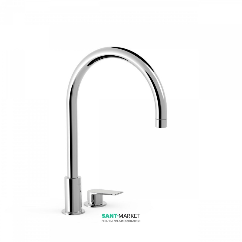 Смеситель для раковины Tres Project-Tres однорычажный с поворотным изливом хром 21110501