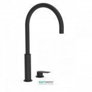 Смеситель для раковины Tres Project-Tres однорычажный с поворотным изливом черный матовый 21110502NM