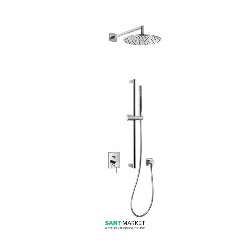 Душевая система Tres Mono-Term с верхним и ручным душем хром 06218007