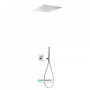 Душова система Tres Mono-Term з верхнім і ручним душем з хромотерапією 06218011
