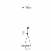Душова система Tres Mono-Term з верхнім і ручним душем хром 20118003