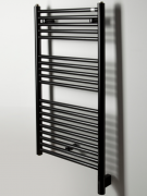 Полотенцесушитель электрический Zehnder Klaro с тэном hots скрытого монтажа черный матовый ZSL-120-050-9017-HOTS-HID