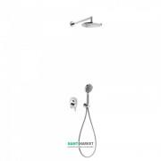 Душевая система Tres Mono-Term с верхним и ручным душем хром 20118003