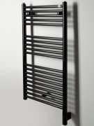 Полотенцесушитель электрический Zehnder Klaro с тэном hots скрытого монтажа черный матовый ZSL-120-050-9017-HOTS-HID