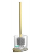 Щетка для унитаза Sonia S8 SWK Sophisticated Soul настенный матовое стекло/латунь/камни Swarovski золото 165070