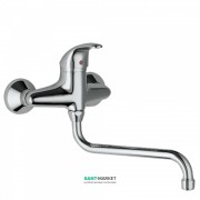 Смеситель для кухни Tres Monotres 2000 однорычажный настенный хром 172317
