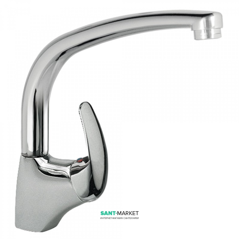 Змішувач для кухні Tres Monotres 2000 одноважільний вертикальний хром 172440