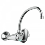 Змішувач для кухні Tres Monotres 2000 одноважільний настінний хром 172418