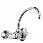 Змішувач для кухні Tres Monotres 2000 одноважільний настінний хром 172218