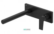 Смеситель для раковины Tres Project colors настенный излив 253 мм черный матовый 21120203NM