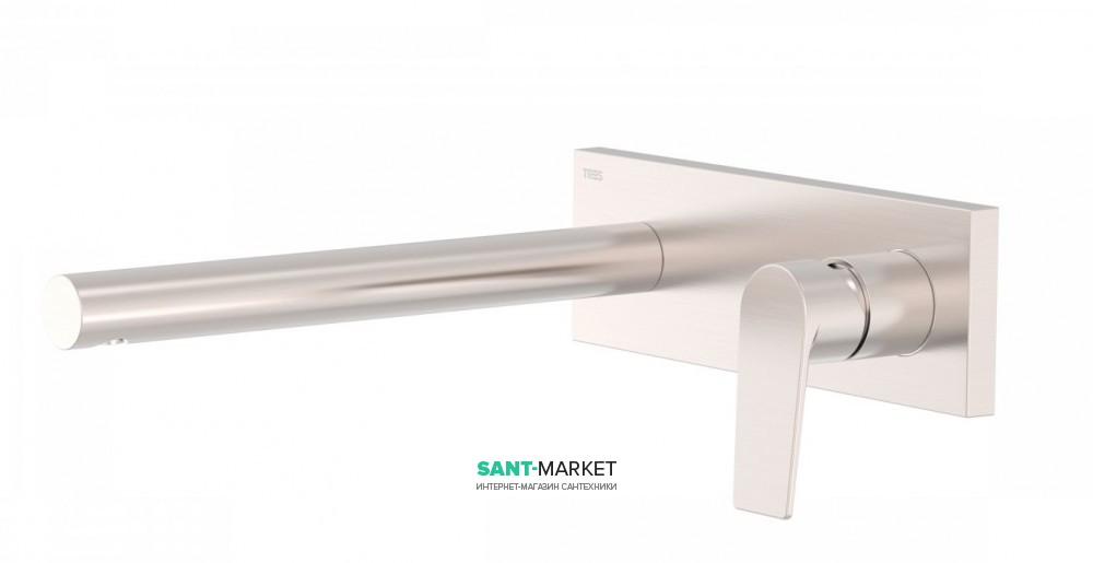 Смеситель для раковины Tres Project colors настенный излив 253 мм сталь 21120203AC