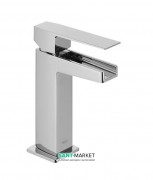 Смеситель для раковины Tres Slim-Tres с открытым каскадным изливом хром 20211001