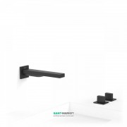 Змішувач для ванни Tres Slim colors двухвентильний чорний матовий 20223801NM