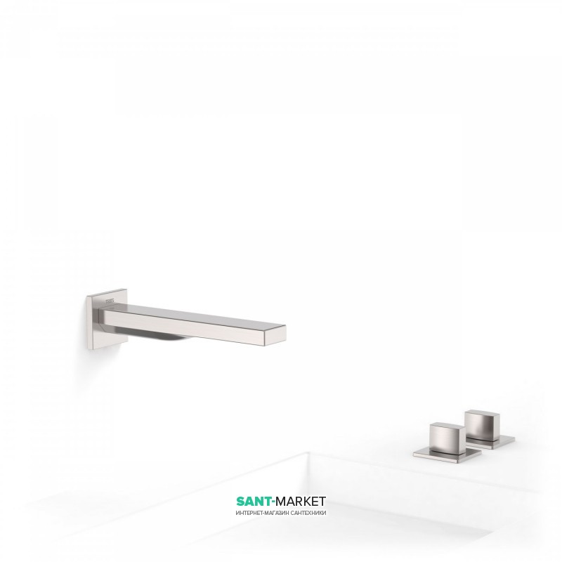Смеситель для ванной Tres Slim colors двухвентильный сталь 20223801AC