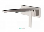 Смеситель для ванной Tres Slim colors однорычажный настенный сталь 20220003AC