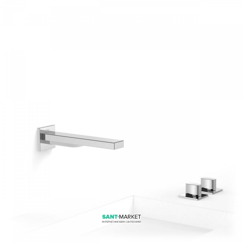 Смеситель для ванной Tres Slim-Tres двухвентильный хром 20223801