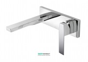 Смеситель для ванной Tres Slim-Tres однорычажный настенный хром 20220003