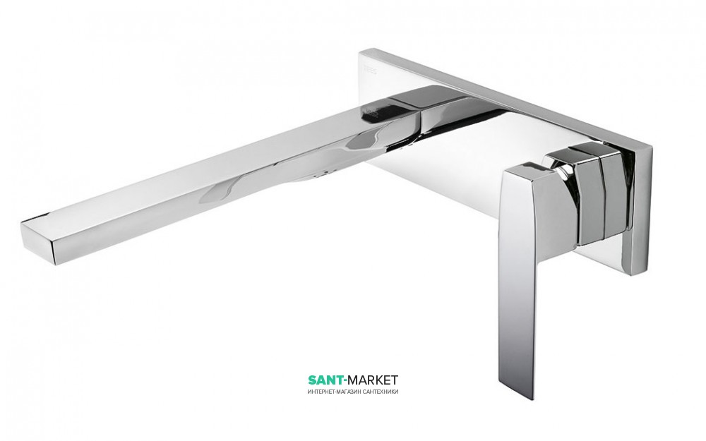 Змішувач для ванни Tres Slim-Tres одноважільний настінний хром 20220004