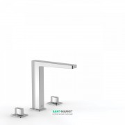 Смеситель на борт ванны Tres Slim-Tres двухвентильный хром 20210501