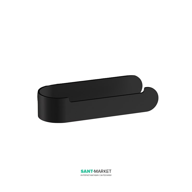 Тримач туалетного паперу Sonia S5 Black настінний нержавіюча сталь чорний матовий 176472