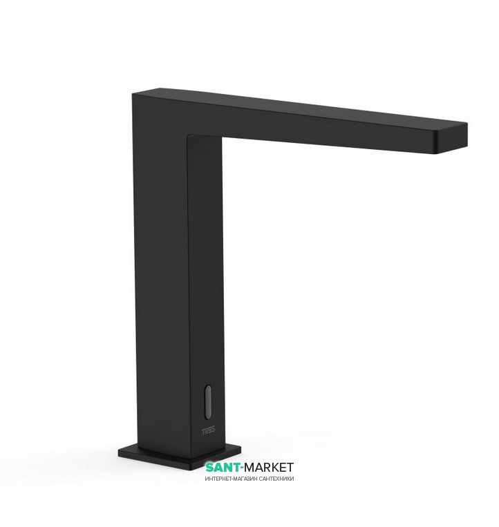 Кран для раковини Tres Slim colors електронний однострйний чорний матовий 20261301NM