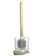 Щетка для унитаза Sonia S8 SWK Sophisticated Soul настенный матовое стекло/латунь/камни Swarovski золото 165070