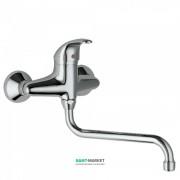 Смеситель для кухни Tres Monotres 2000 однорычажный настенный хром 172317