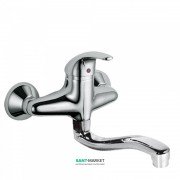 Змішувач для кухні Tres Monotres 2000 одноважільний настінний хром 172318