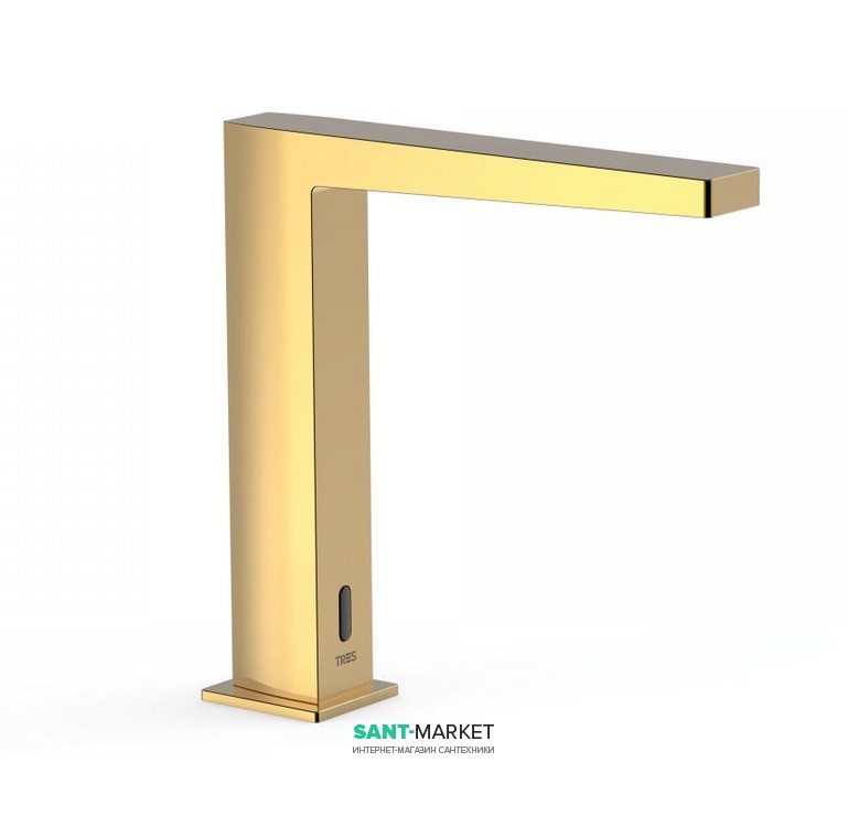 Змішувач для раковини Tres Slim colors електронний золото 20261302OR