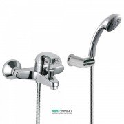 Смеситель для ванной Tres Monotres 2000 однорычажный с ручным душем хром 172370