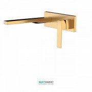 Смеситель для ванной Tres Slim colors однорычажный настенный матовое золото 20220004OM