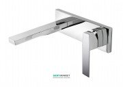 Смеситель для ванной Tres Slim-Tres однорычажный настенный хром 20220003