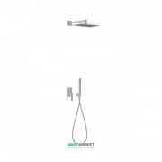 Душевая система Tres Slim-Tres с верхним и ручным душем хром 20218006