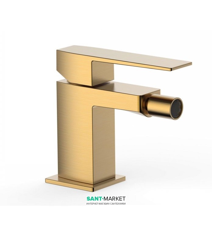 Змішувач для біде Tres Slim colors одноважільний матове золото 20212001OM