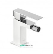 Смеситель для биде Tres Slim colors однорычажный белый/хром 20212001BL